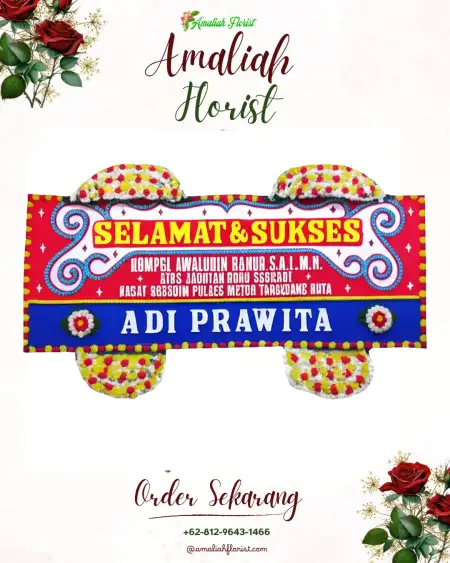 Papan Bunga Ucapan Selamat Sombo